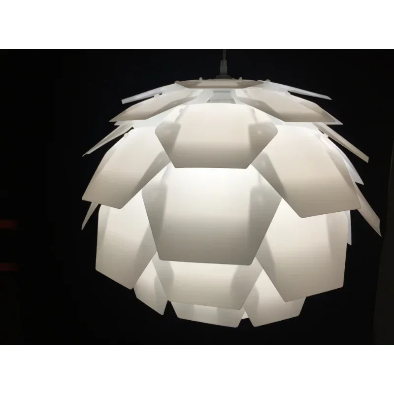 Lampu plafon Puzzle DIY, lampu naungan mainan naungan plastik sendiri DIY Rakitan, perlengkapan dekorasi rumah