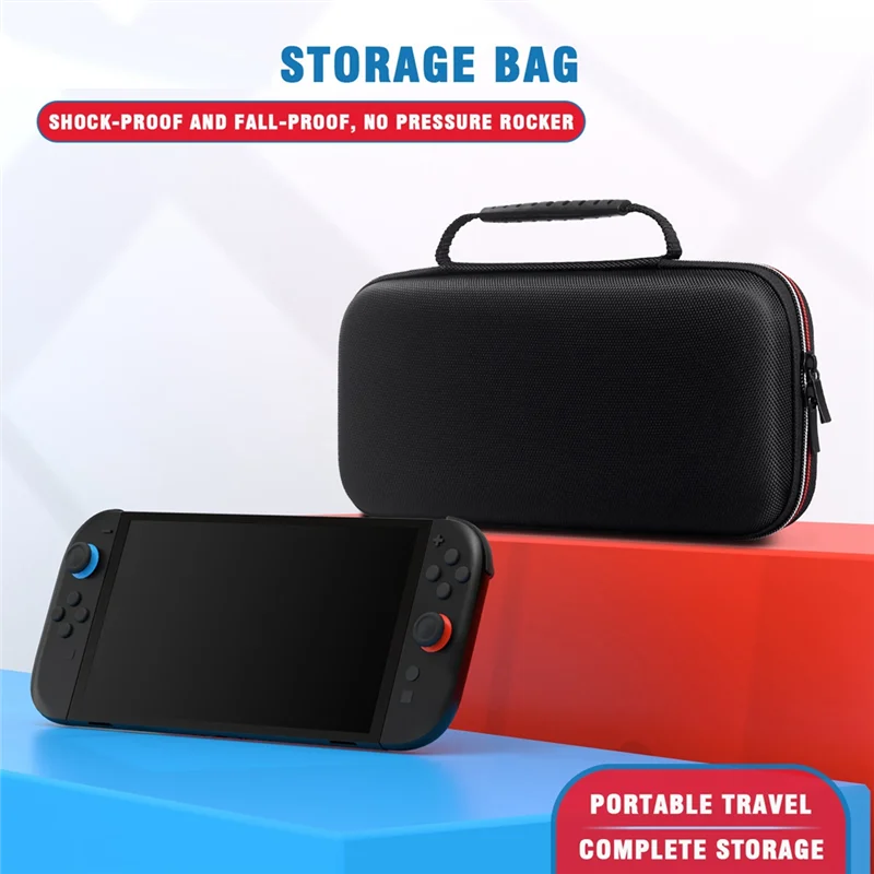 A46U For Switch 2 Travel Carrying Case Portable Hard Shell Protective Pouch With Handle For Nintendo Switch 2 Console