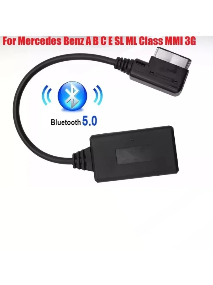 Adaptateur de Streaming Bluetooth pour voiture, câble Aux 5-12V, accessoires électroniques pour Mercedes Benz A B C E SL classe MMI 3G