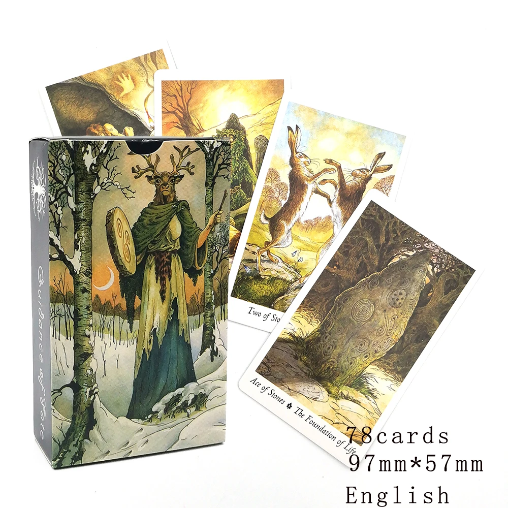 New Wildwood TAROT Cards for Beginners With Guid Oracle Guidance Divination Fate Oracle Party Deck Board Game PDF Instructions