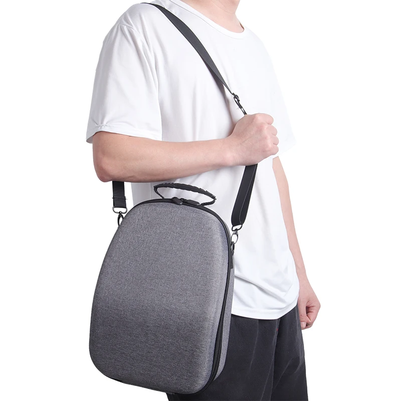 for PS VR2 Portable Carrying Case for PlayStation VR2 Storage Case Silver Gray