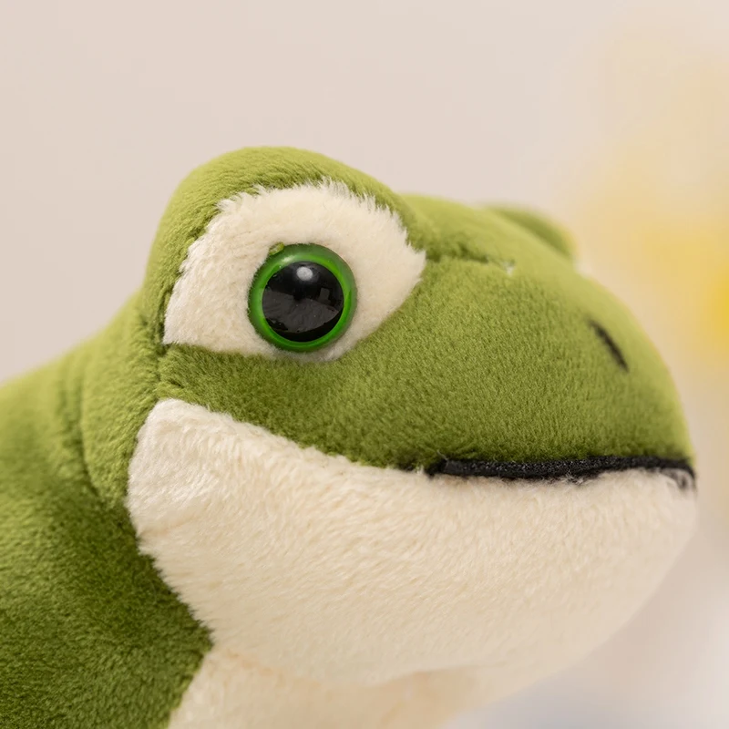 Wholesale Hot 12cm Sitting Frog Plush Toy Office Throw Pillow Super Soft Baby Comfort Doll Interesting Home Decor Birthday Gift