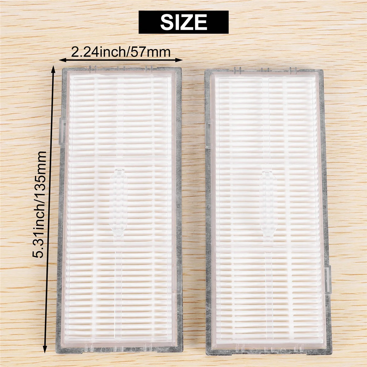 2Pcs Replacement Hepa Filters for Xiaomi Roborock S7 T7S T7Plus T7Splus Vacuum Cleaner Spare Parts