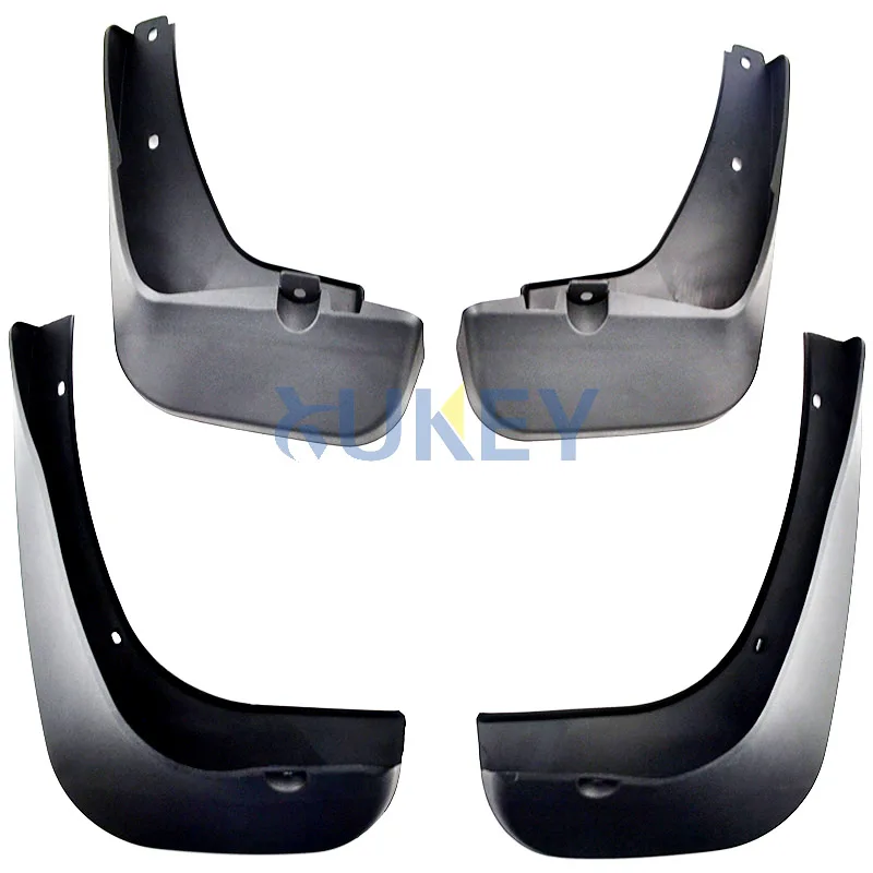 For Hyundai ix35 Tucson  front rear left right black plastic Splash Guards mudguard fenders mudflap mud flaps guards 2010 - 2015