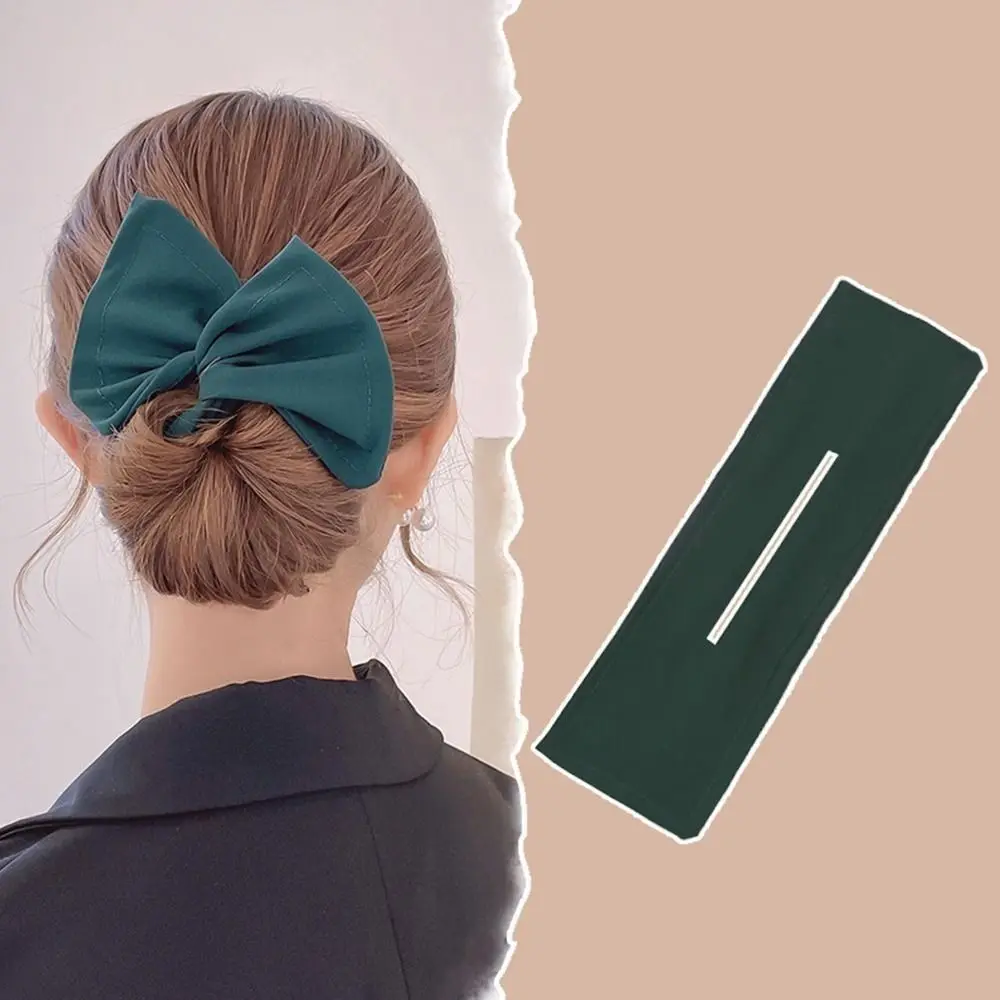 

3Pcs DIY Cloth Hair Band Multicolor Bun Maker Hair Circle Bun Print Headband Hairpin Girl