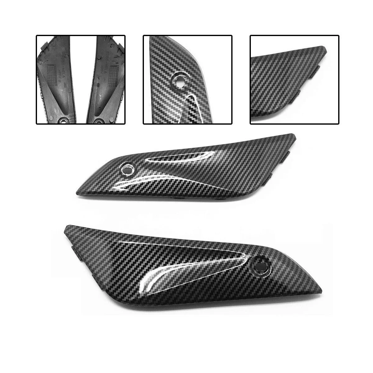 

Carbon Fiber Painted Fairing Motorcycle Left Right Tank Side Cover Panel for HONDA CBR1000RR 2004-2007