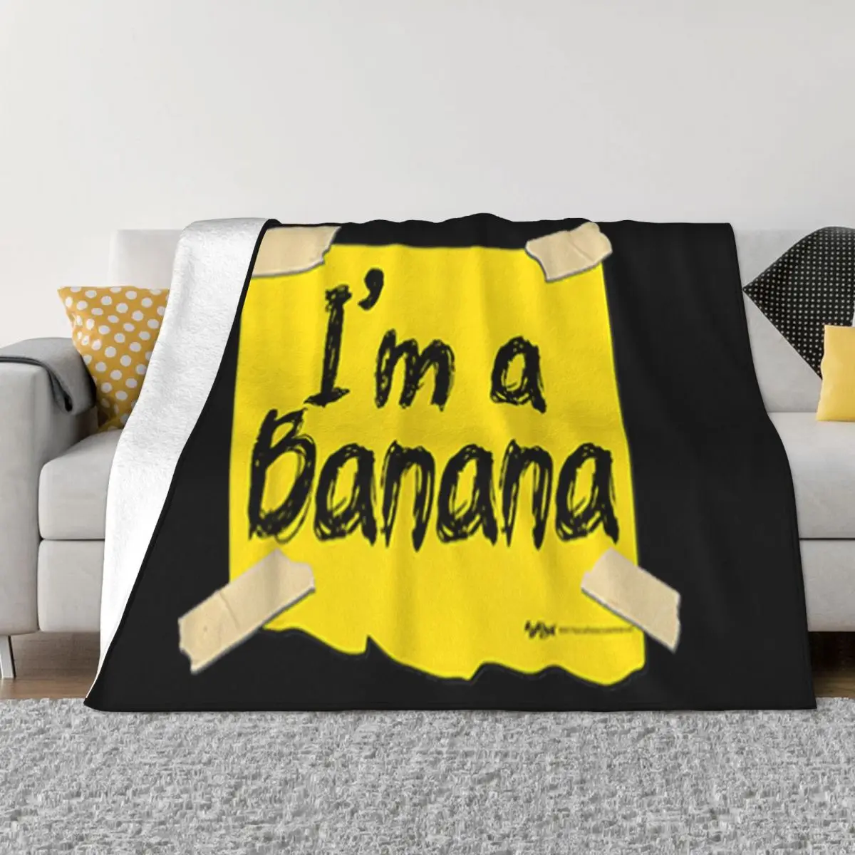 Premium Im A Banana Halloween Costume Vacation Girl Summer Classic Humor Top Quality New Pure Boy Many Colors Throw Blanket