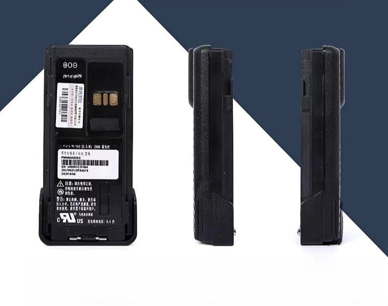 For motorola gp328d xir p8668 xir p6600 walkie talkie lithium battery pmnn4489 view 5