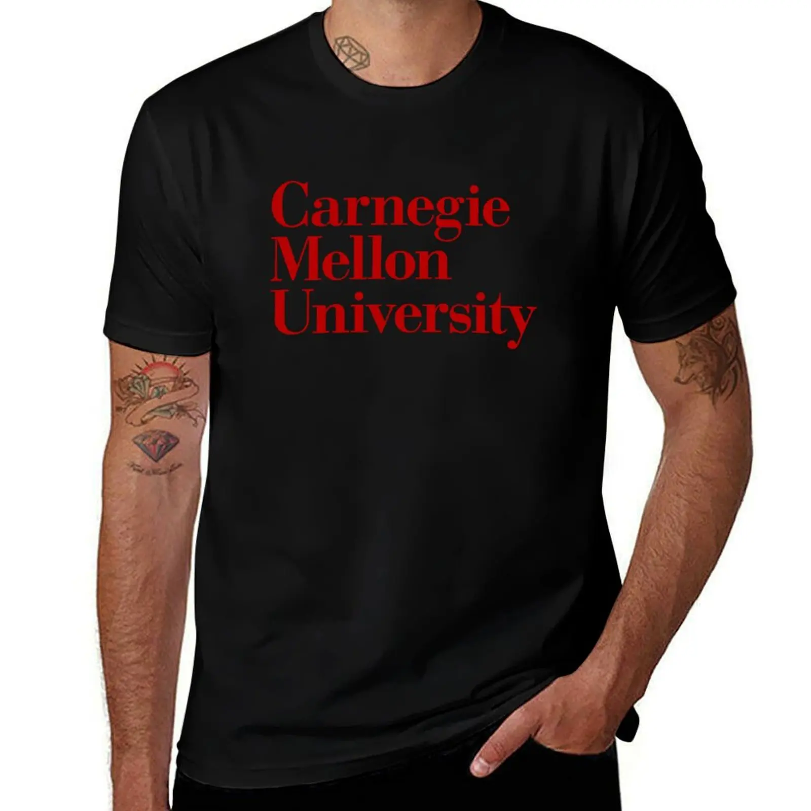 Carnegie Mellon T-Shirt Casual Lightweight Short Sleeve Top