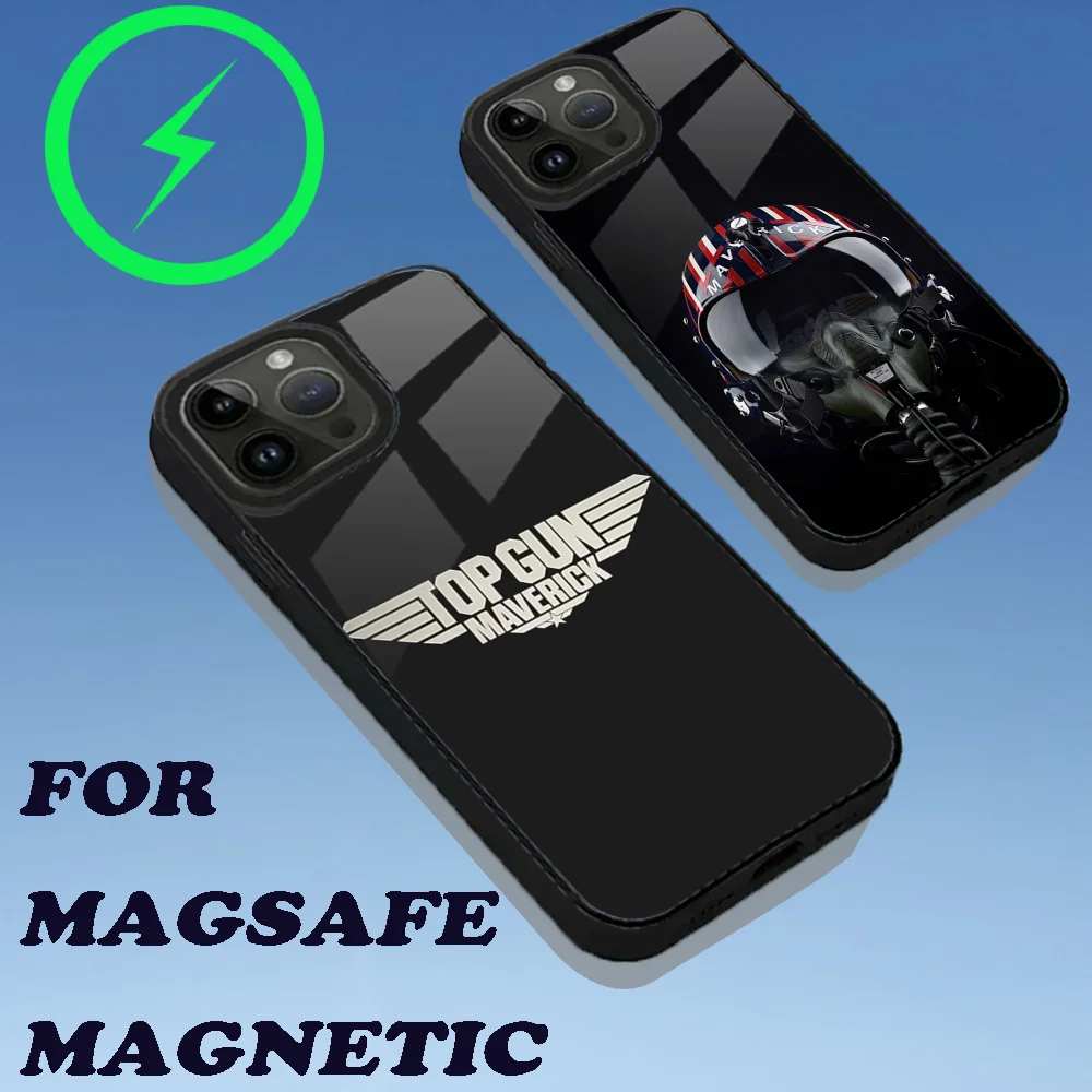 Movie T-Top G-Gun M-Maverick Phone Case For iPhone 15,14,13,12,11,Plus,Pro,Max Mini Magsafe Magnetic Wireless Charging