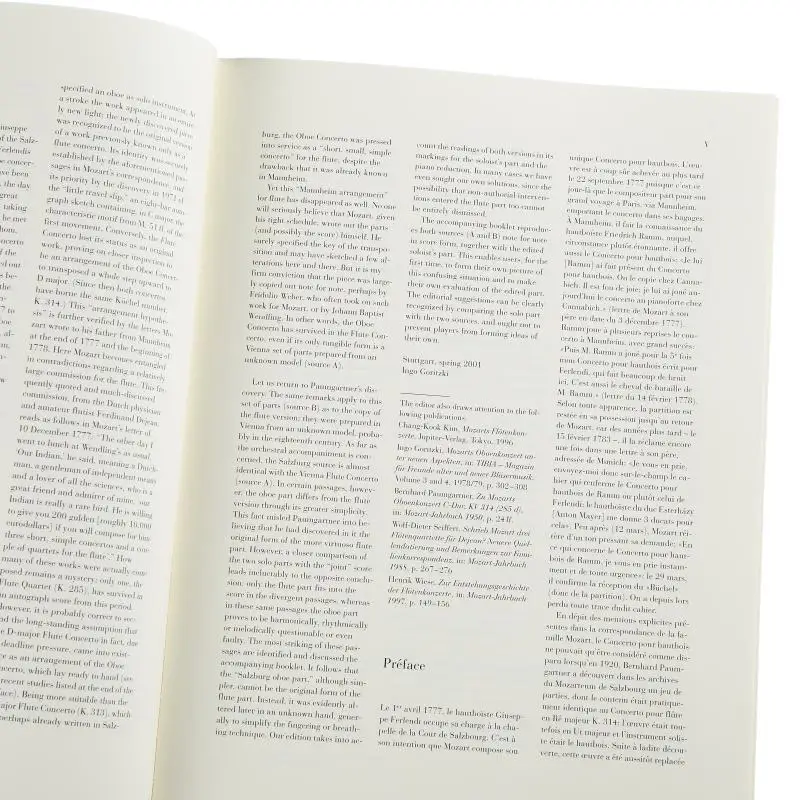 HN695 موزارت المزمار كونشرتو C الرائد K 314 Goritzki Ingo G Henle Verlag 9790201806952 كتاب #4