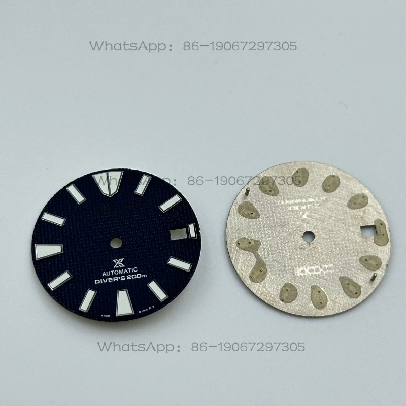 Reloj Mecánico Personalizado con Esfera NH35 de 28.5mm, Luminoso Verde, Modificado para Buceo, Accesorios para Relojes