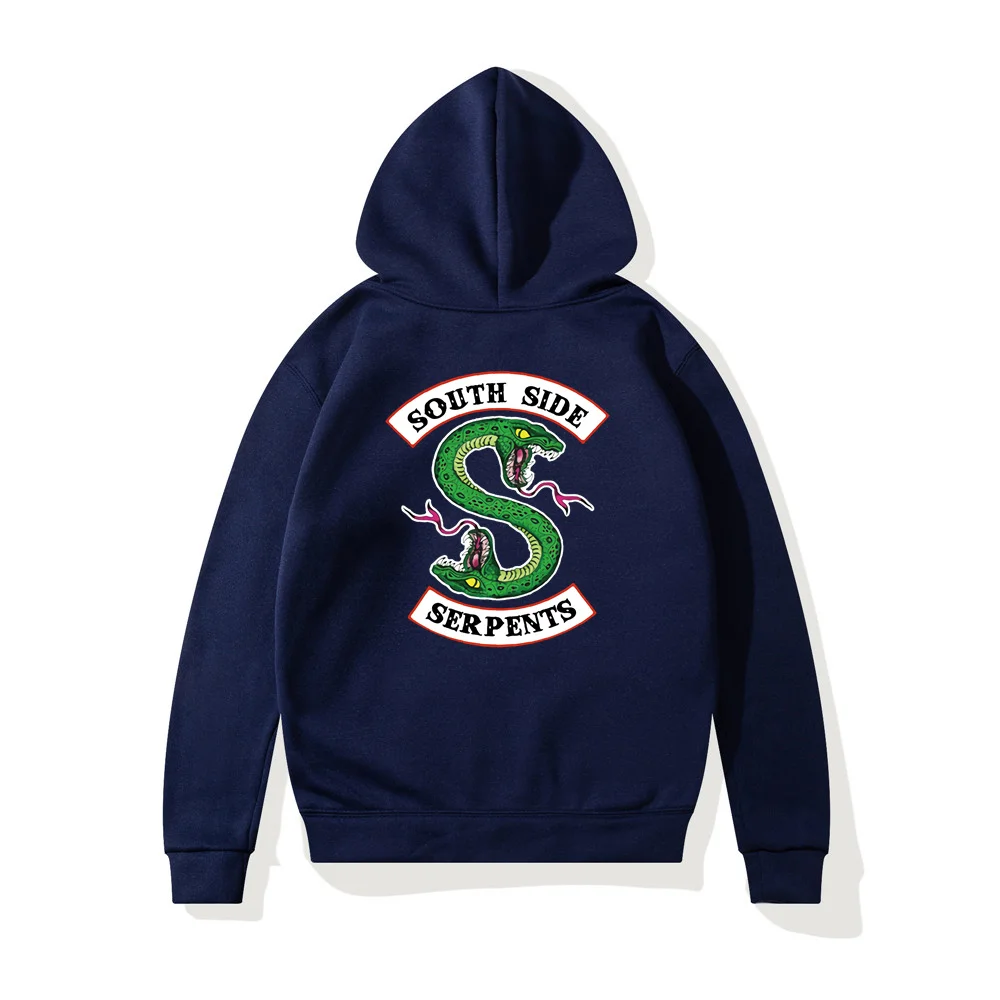 Hip Hop Riverdale South Side Serpents Women Hoodies Fleece Woman Harajuku Pullover Male Y2K Unisex Hoody Clothes Streetwear