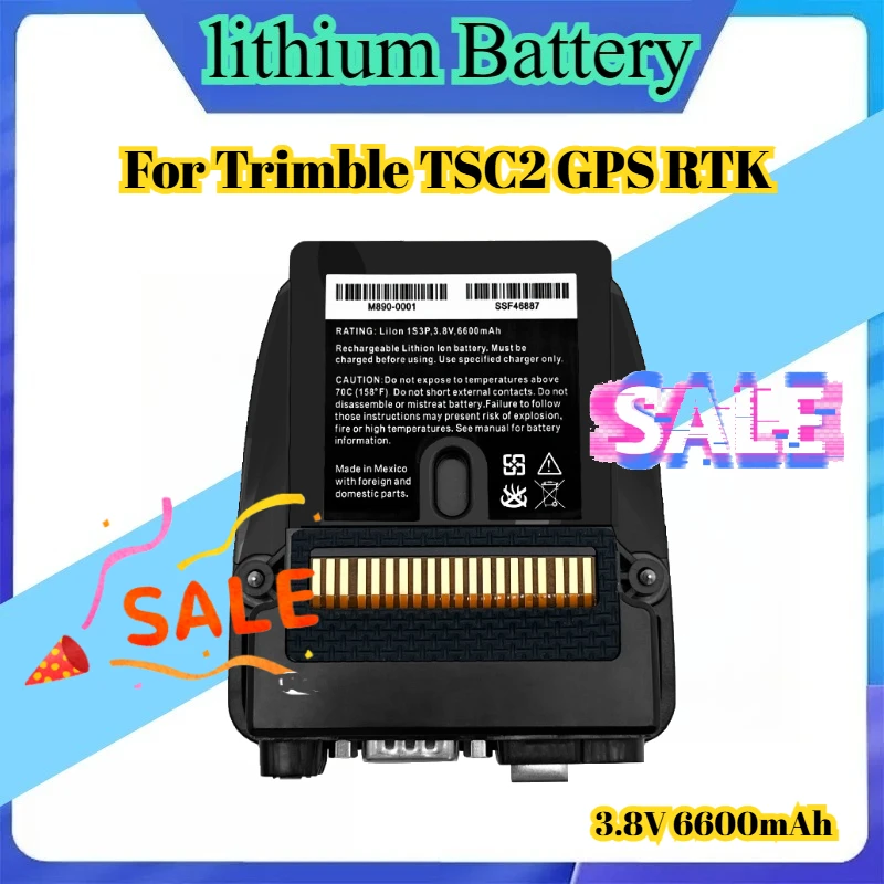for Trimble TSC2 GPS RTK Data Collector 3.8V 6600mAh Rechargeable Battery