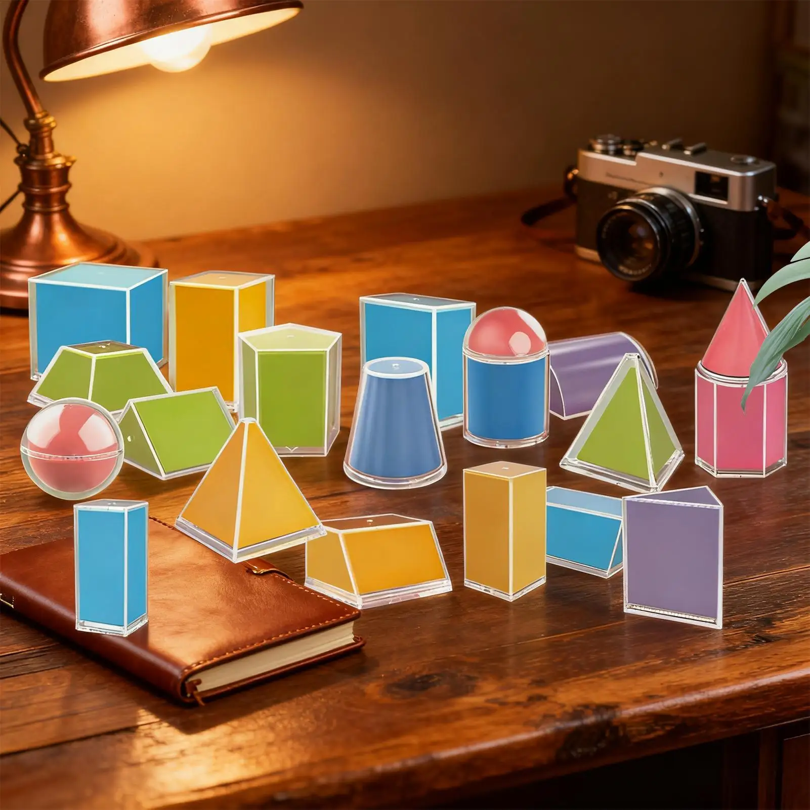 幾何学的形状-20-ピース-パースペクティブ学習幾何学的形状-数学ブロック-ホームスクール-幼稚園教育-子供-教師用