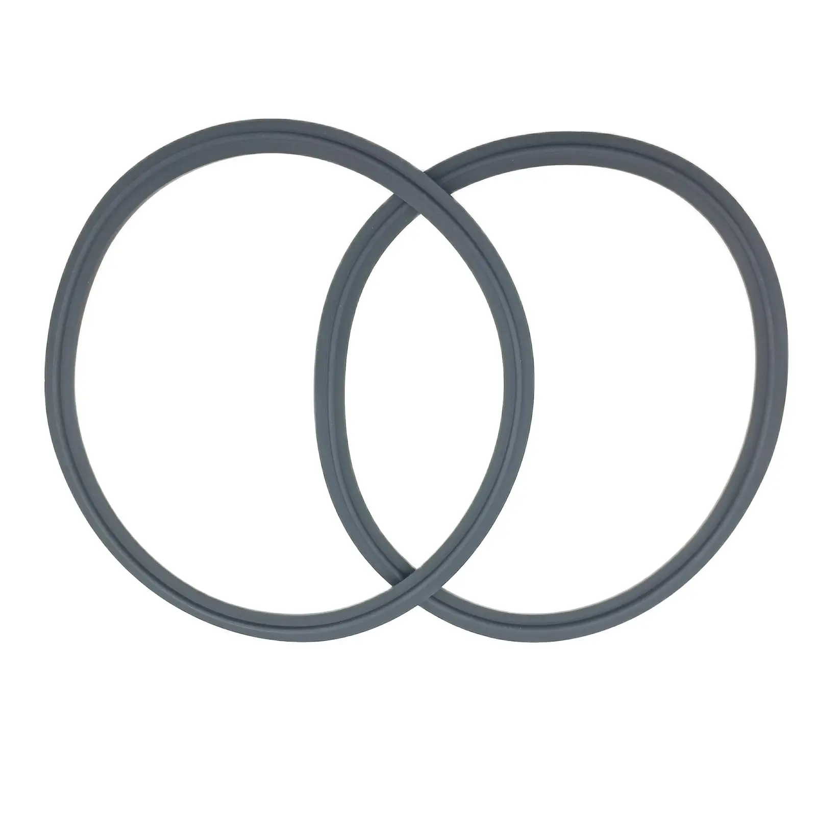 트라이 클로버 호환 FKM 개스킷 트라이 클램프, 6 인치 씰링 팩 2 개