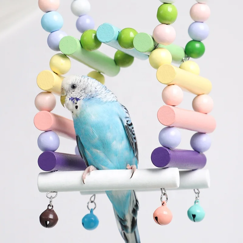 Color Multi-Design Set Parrot Cage Toy Pet Bird's Nest Swing Toy Bulk Purchase