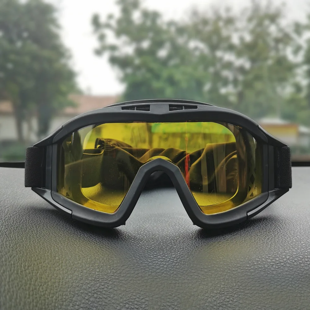 Airsoft  Goggles 1 pc Lens Windproof Dustproof Shooting Motocross Motorcycle Mountaineering Glasses CS Safe Protection