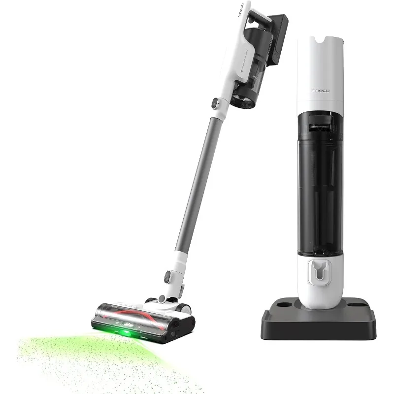 Tineco Pure ONE Station 5 Cordless Smart Vacuum with 2.5L Auto Dust Base,Full-Path Self-Cleaning,175W Suction,ZeroTangle Tech