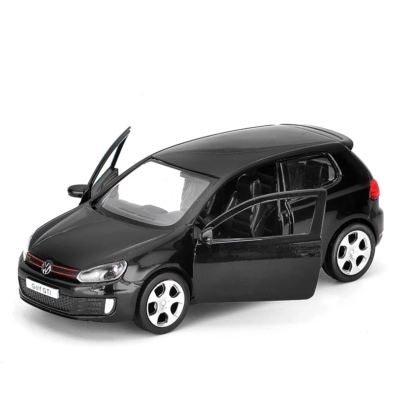 1:36 Golf 6 GTI Alloy Car Model Diecast Simulation Metal Toy Vehicles Car Model Doors Can Be Open Collection Toy Gift