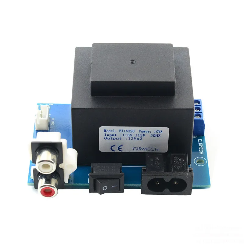 Dual AC 12V Transformer 10VA Sealing Square EI Transformer 110V 220V In Optional for Preamplifier Headphones Amps DAC