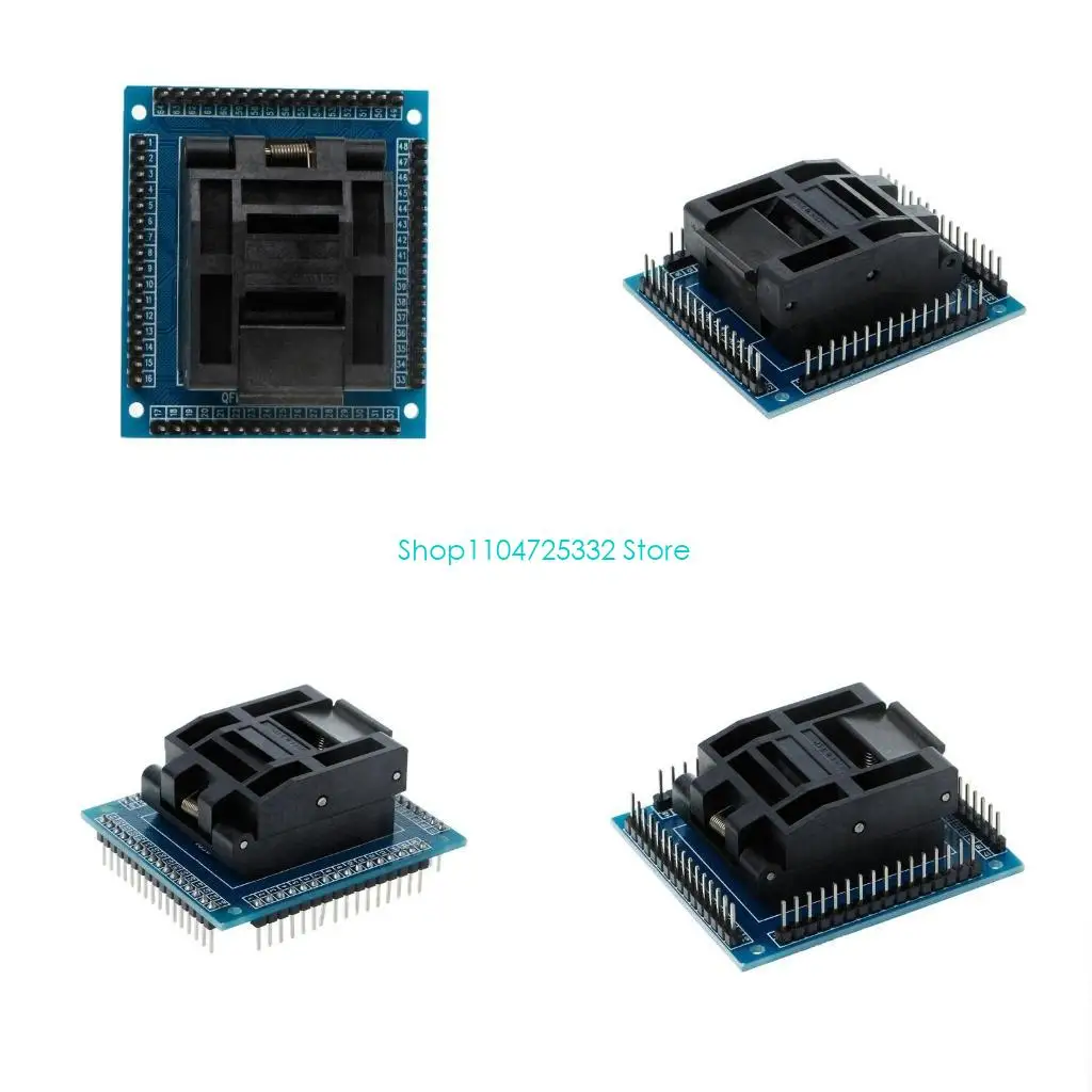 

P5EA Test Socket Programming Adapter Conversion Block For 0.5m QFP64 TQFP64 LQFP64 IC