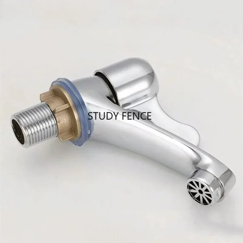 Single Hole Kitchen Faucet Single Cooling Basin Faucet Washbasin Faucet Ceramic Disc Valve Core Household Hardware Accessories