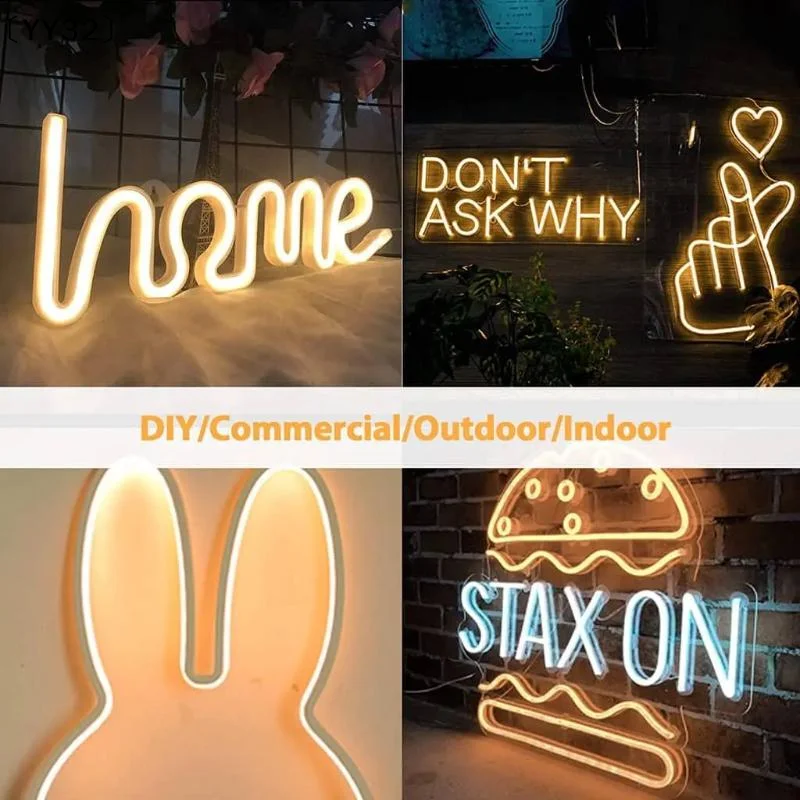Flexible Silicone LED Strip Light Waterproof 220V Can Freely Cropped Length Ideal For Room And Bedroom Decor〔YY32〕