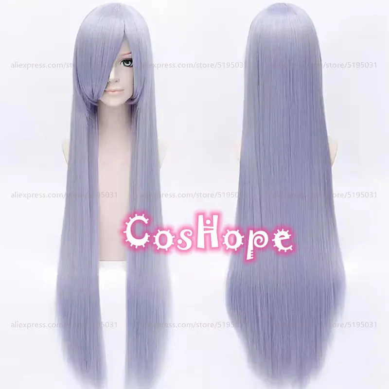 

Hannah Annafellows Cosplay Wig 100cm Long Blue Purple Wig Cosplay Anime Cosplay Wig Heat Resistant Synthetic Wig