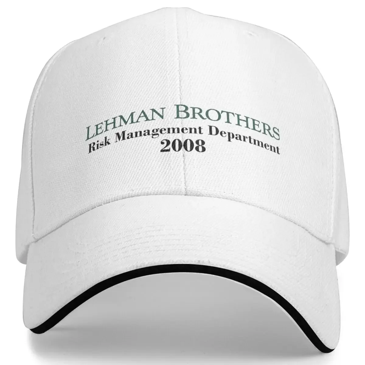 Lehman Brothers Risk Management Dept Baseball Cap Outdoor Gym Trucker Hat Summer Breathable Men Women Streetwear Snapback Cap