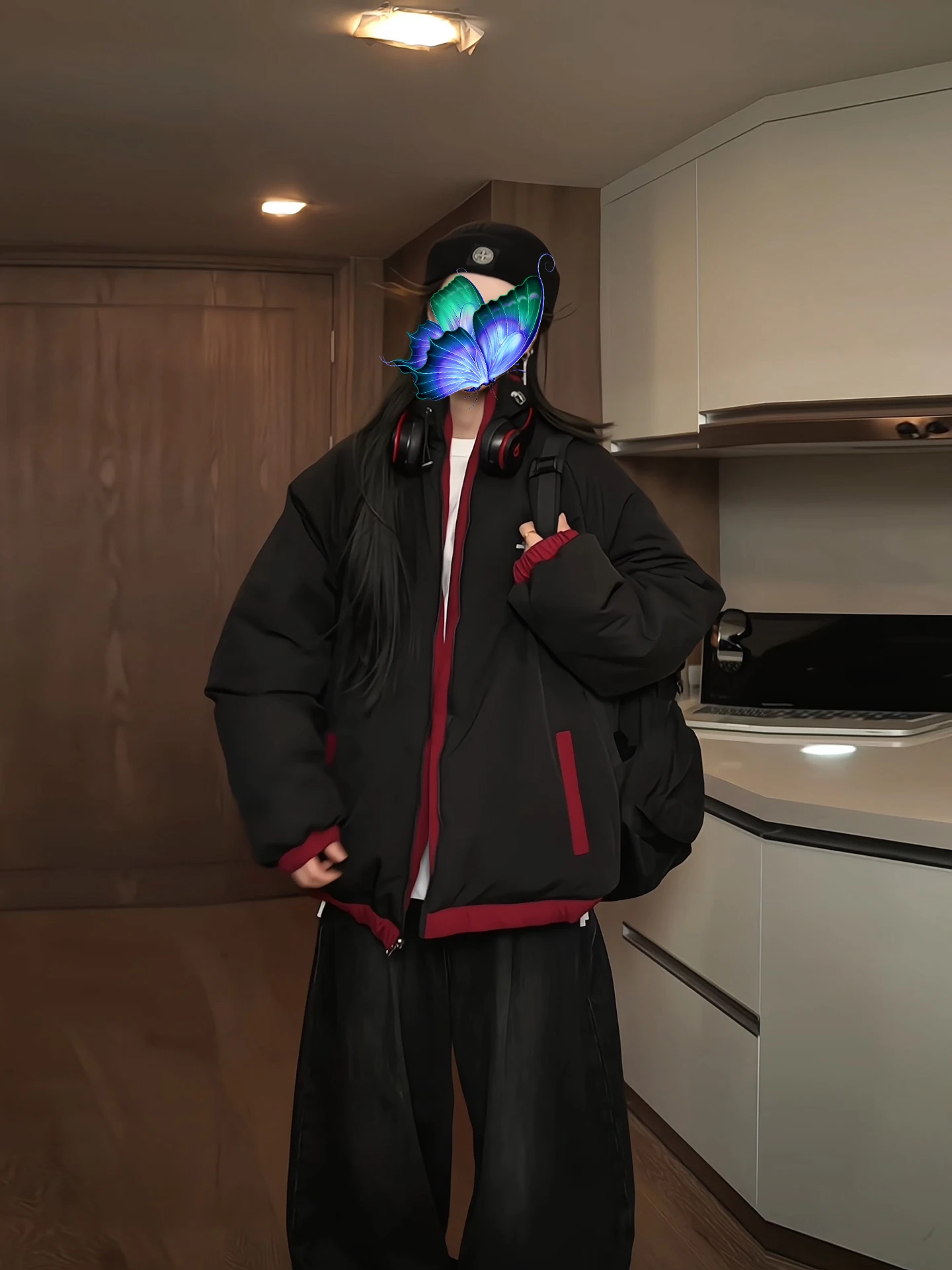 

Двусторонняя утепленная хлопковая куртка с воротником-стойкой для мужчин, зимняя верхняя одежда, водонепроницаемая, в американском стиле