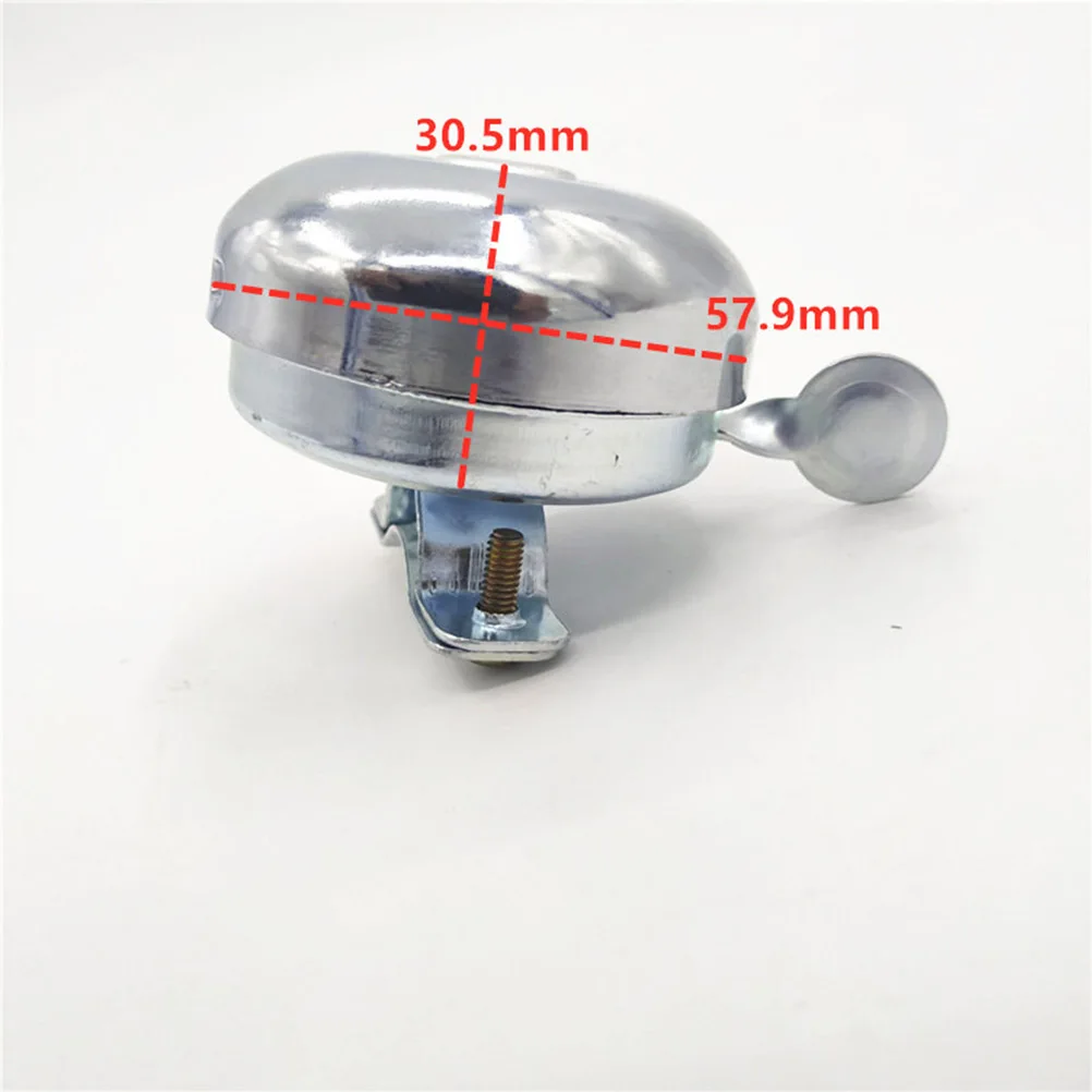 

3pcs Retro Bell Vintage Metal Warning Bell For Bicycle Scooter Moped Road Bike Tricycle Mountain Bike Silver Chrome Finish Loud