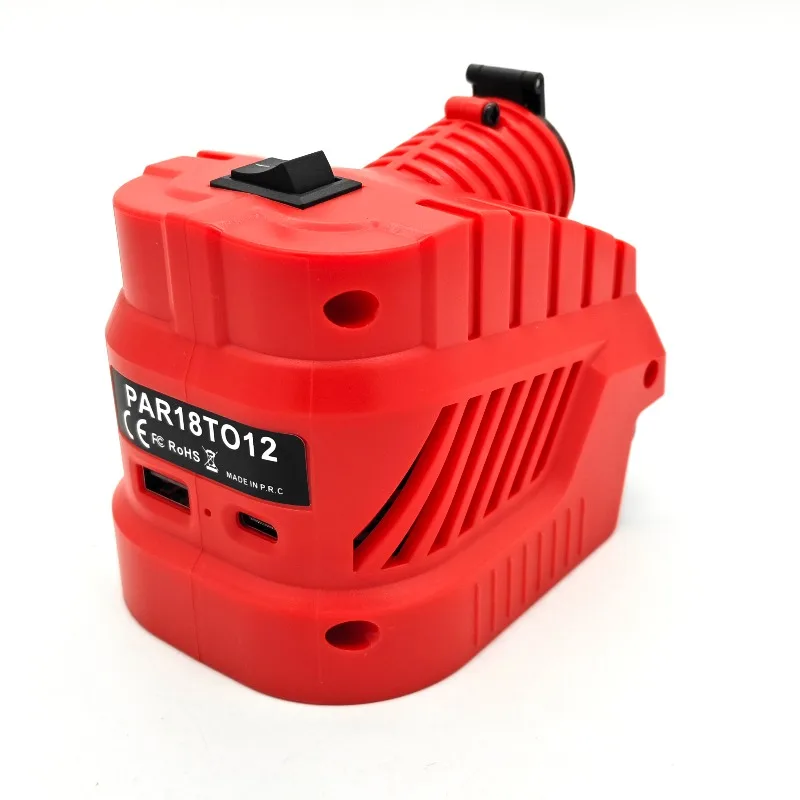 Portable Battery Inverter for Parkside 20V Li-ion Battery 20V To 18V Step-down Converter with Cigarette Lighter Plug for Camping