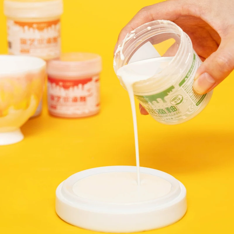 100ML Keramik-Glasurpigment Wassertropfen-Fließglasur Unterglasur-Farbstoff für Keramikmalerei und -färben für Keramikkunst und DIY – Detail 8