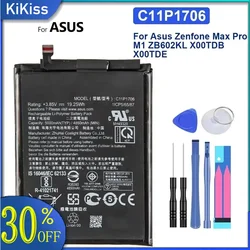 High Capacity Phone Battery For Asus, C11P1706, ZB601KL, ZB602KL, X00TDB, X00TDE, 4850Mah, Free Tools