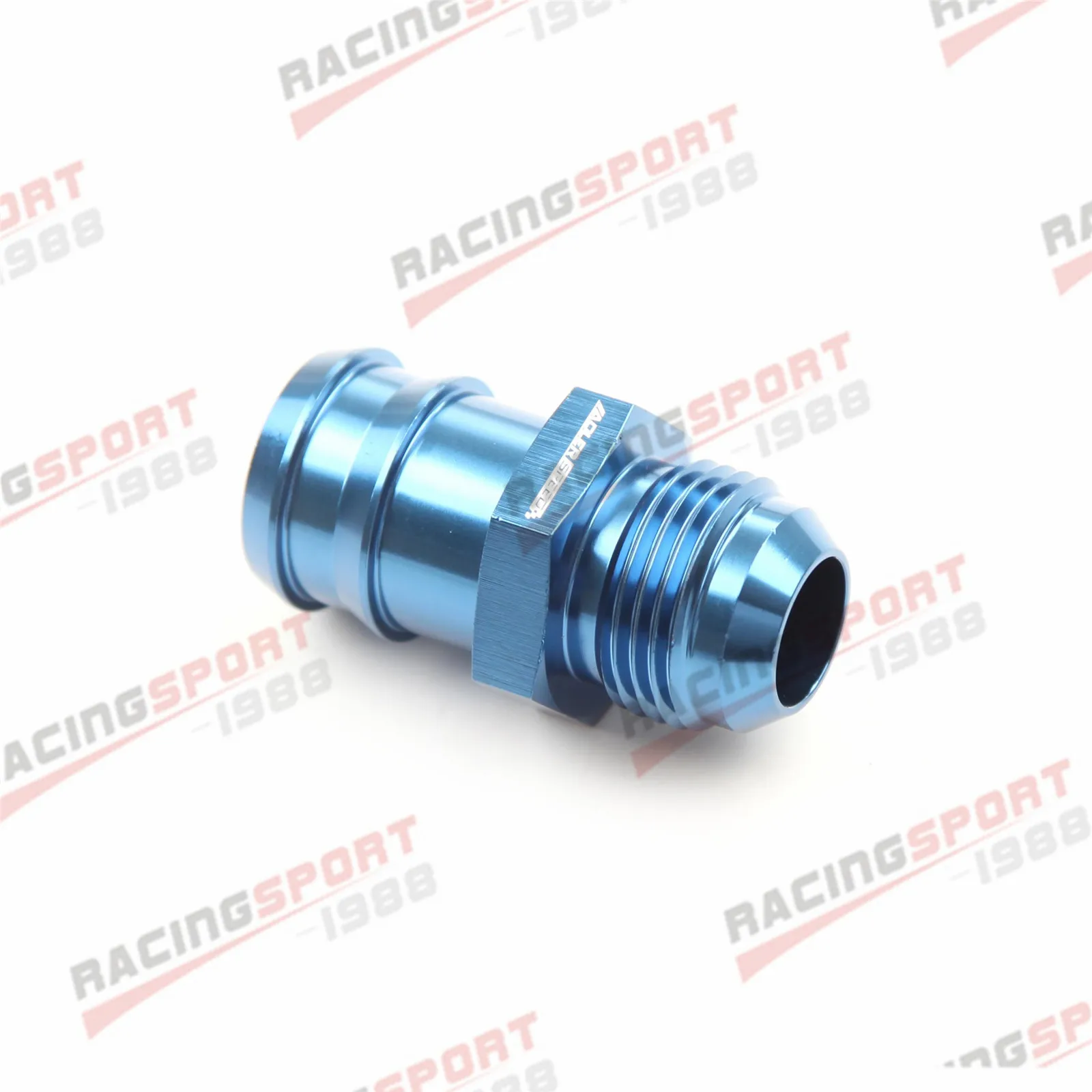 

-12AN 12AN AN12 To 1" Barb Straight Fitting Fuel Line Adapter Black/BLUE/SILVER