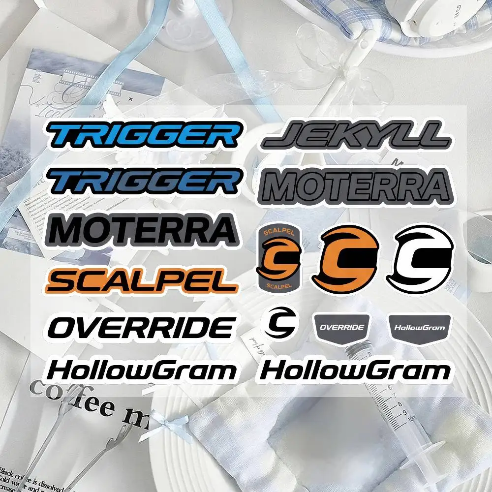 

For Cannondale Motorcycle Reflective Stickers Waterproof Decals For Helmet Scooter Fuel Tank Toolbox Racing