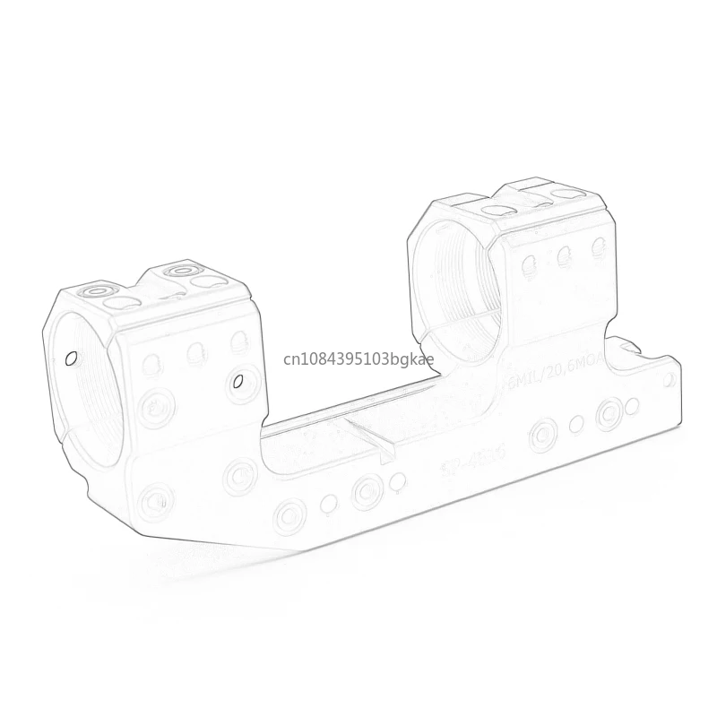 Imagem -04 - Espaço Toca sp 4616 34 mm Contínuo Riflescope do Tubo 38 mm 1.50inch Montagem do Espaço com Caras para Acessórios do Espaço o