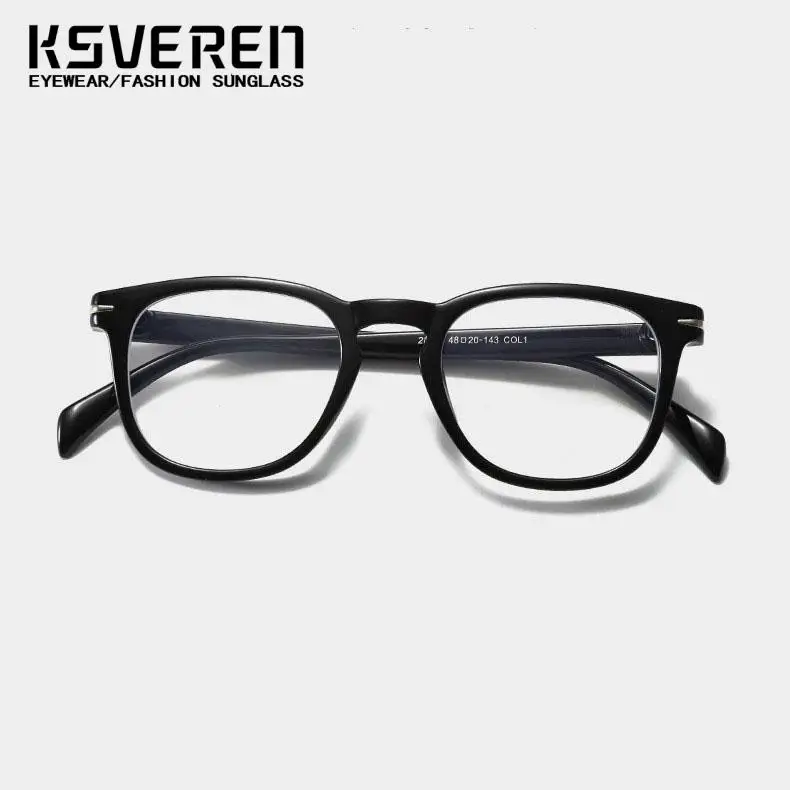 KSVEREN Square 안티 블루 라이트 독서 안경 광학 안경 남성 노안 원시 안경 처방 안경