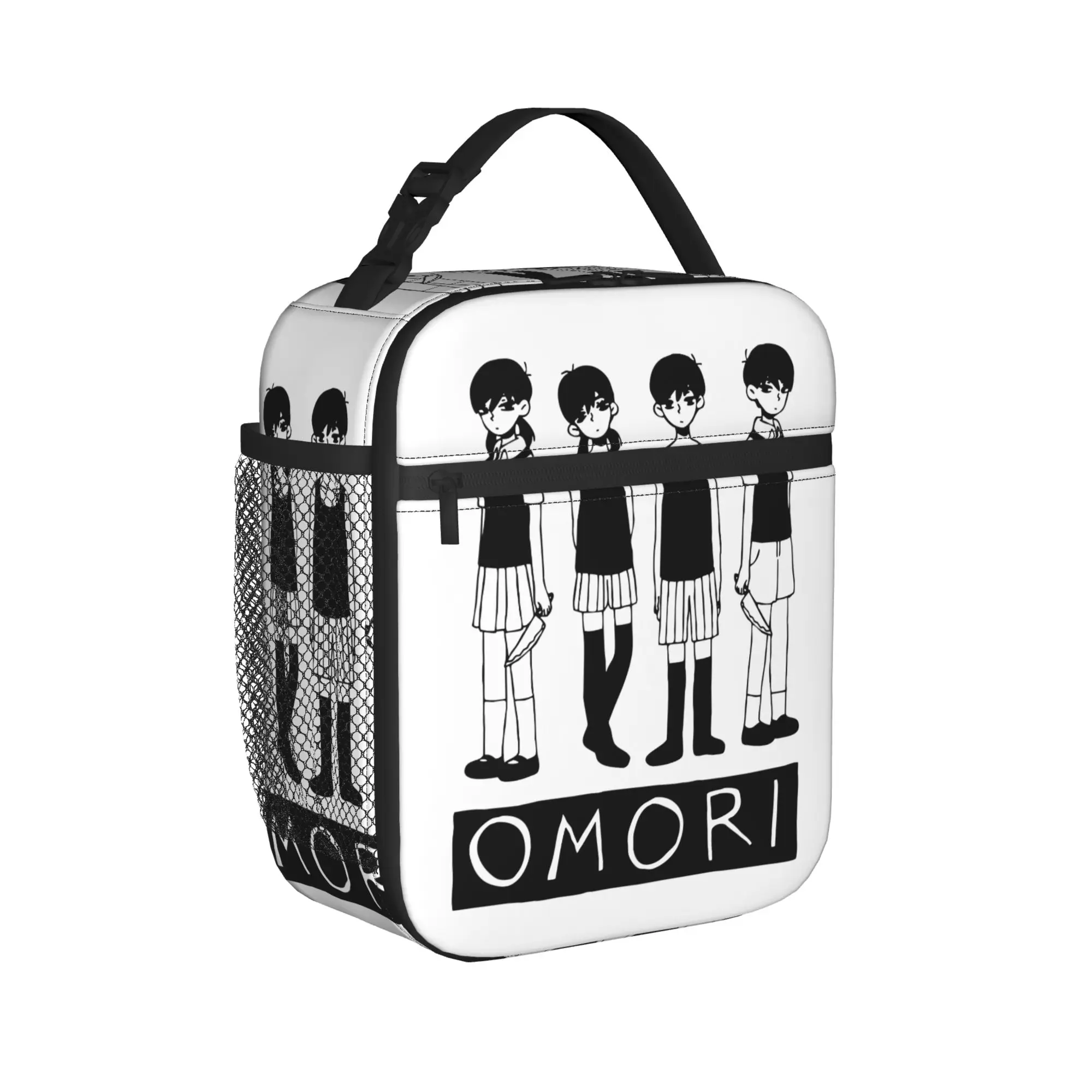 Omori Twins Thermal Insulated Lunch Bags for Travel Horror Game Portable Food Bag Thermal Cooler Lunch Boxes