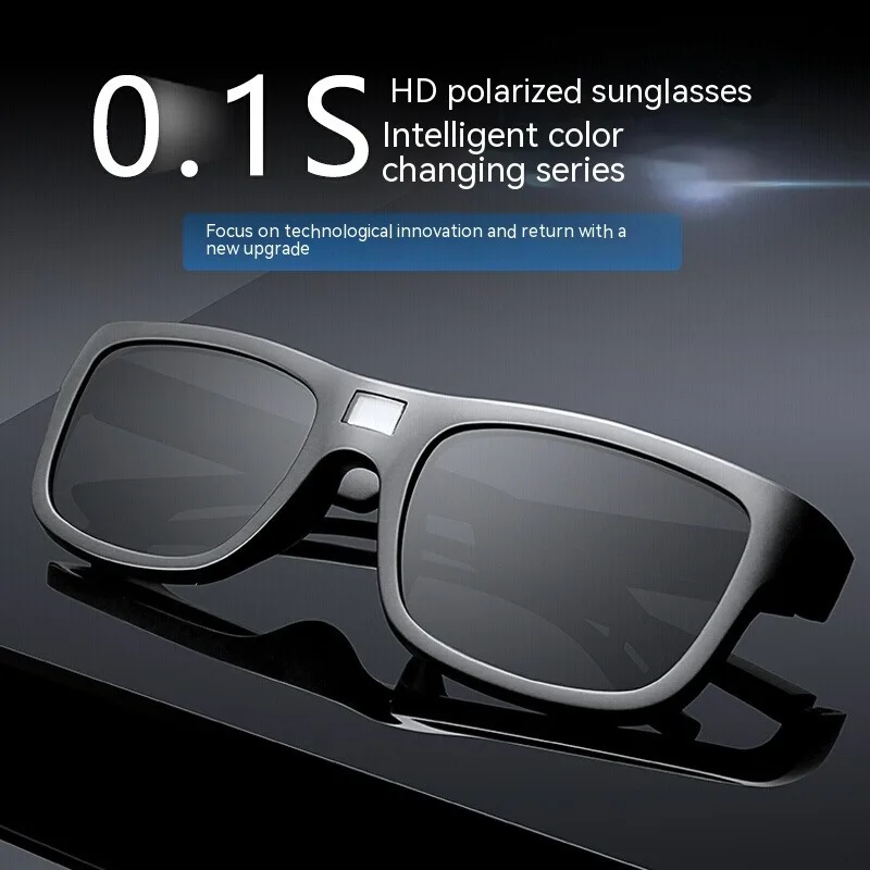 AliExpress HONKAN.WZ 0.1s Color Changing Intelligent Photosensitive Polarized Smart Glasses Sunglasses Men Women Driving Cycling Fishing Sun Glasses