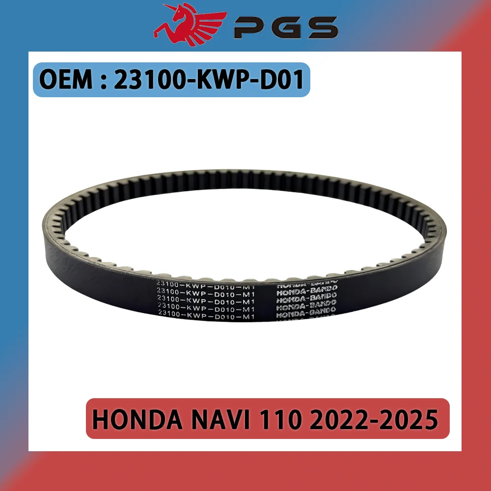 

GENUINE Scooter V-Belt For HONDA NAVI 110 2022, 2023, 2024, 2025 23100-KWP-D01 Transfer Drive Belt