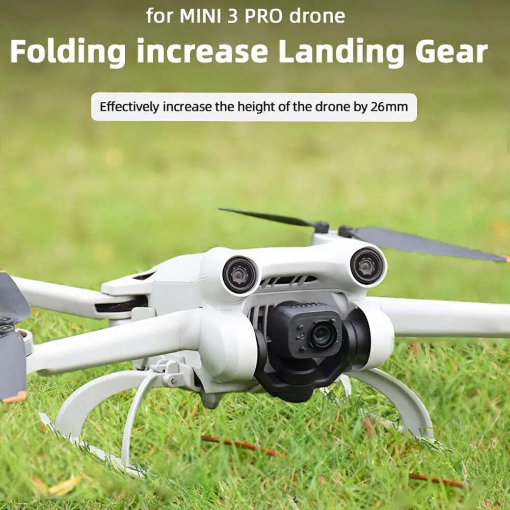 

Foldable Heightened Landing Gear For DJI Mini 3 Pro Drone Accessories Folding Expansion Heighten Leg Tripod Stand Landing Gear