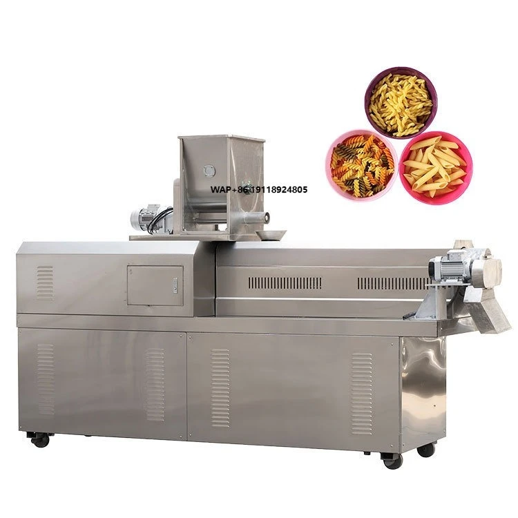 Industrial Macaroni Pasta Making Machine Single Screw Automatic Pasta Extruder With Multi-Shape Dies and Drying System