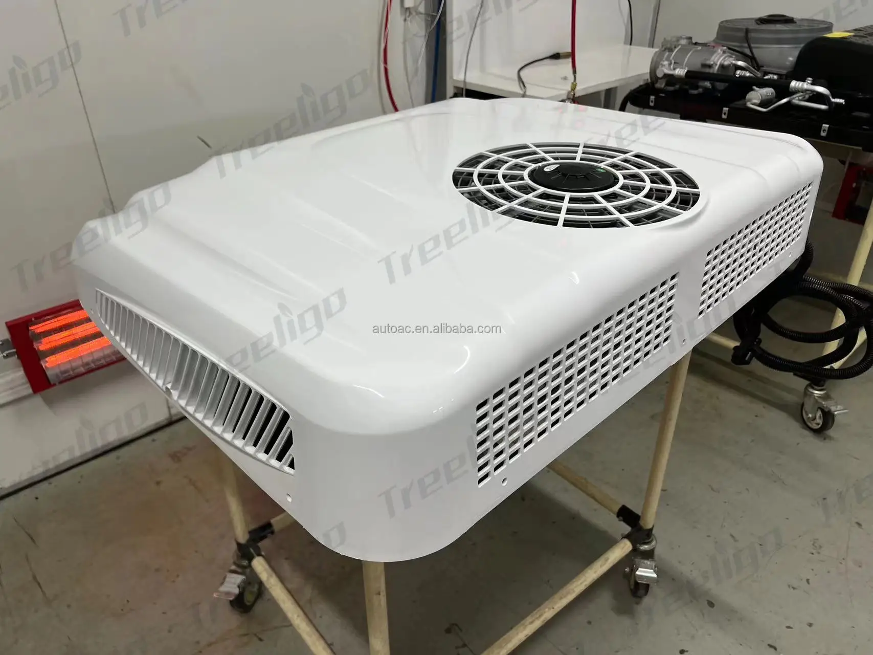 Anti-shock Truck Cab Air Conditioner DC 24V Parking Air Conditioner Car Van Ar Condicionado 12V