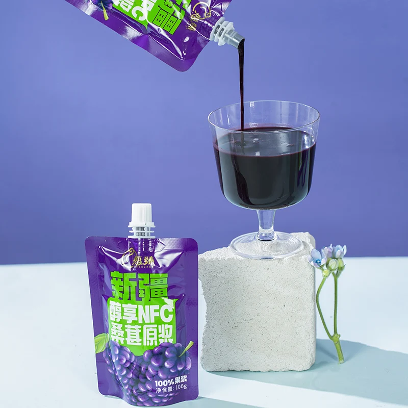 Мягкое тутовое пюре