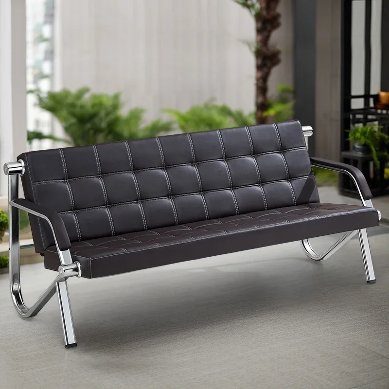 

A Modern Beauty Spa Salon Waiting Room Sofa 1 Seat Comfort Office Sofa Leather Reception Sofa Couch