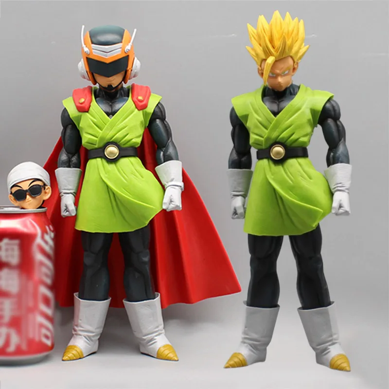 

25cm Anime Dragon Ball Gohan Action Figures Battle in Space Statue Gk Son Gohan Mask Figure Double-head Doll PVC Ornament Toys