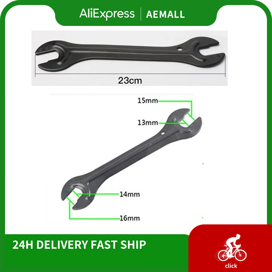 13/14/15/16mm Bike Hub Spanner Portable Open-End Axle Wrench for Bicycle Hub Repair Maintenance Professional Bike Repair Tool