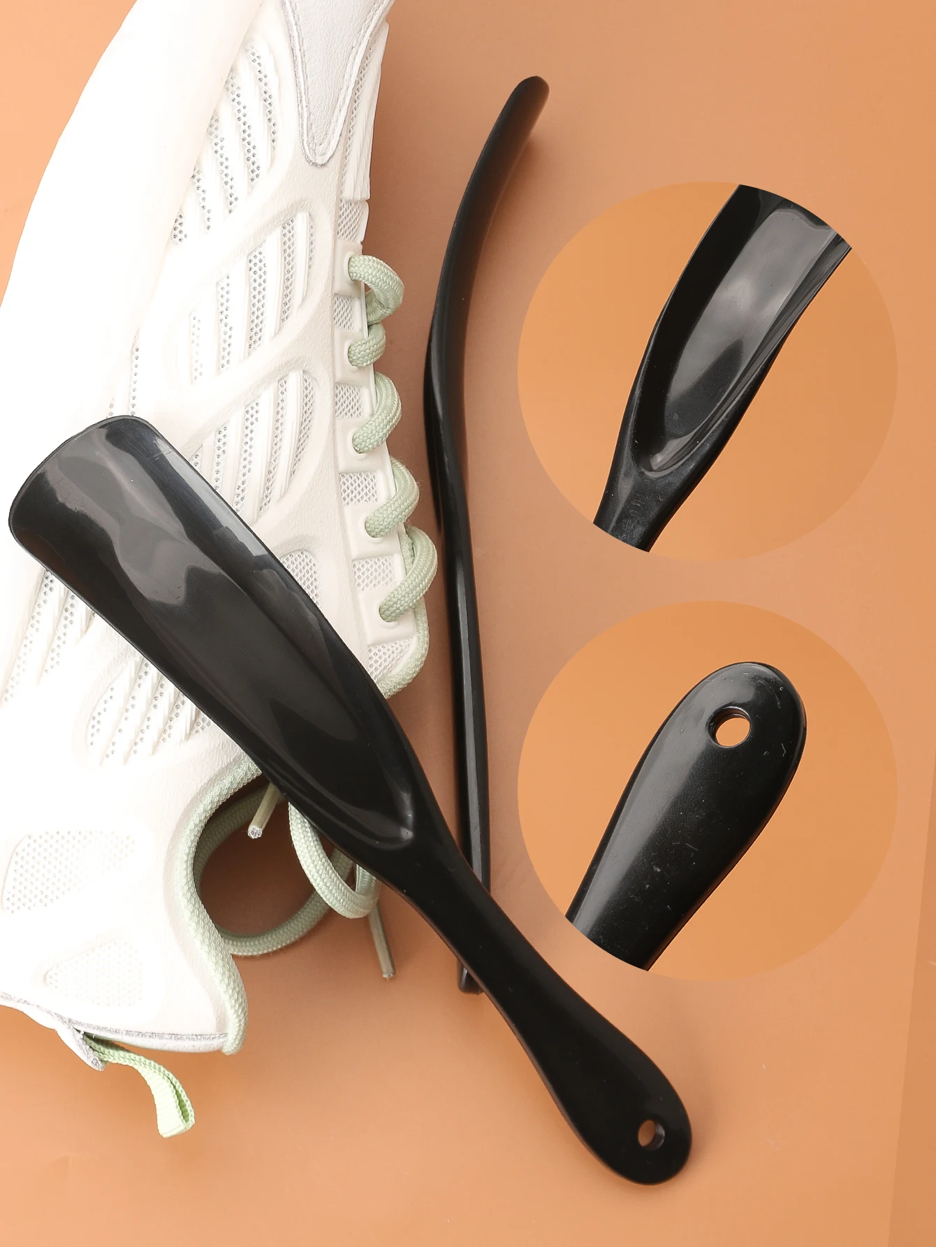 مساعد حذاء بلاستيكي من الجنس ، ارتداء حذاء ، سهل التشغيل والإيقاف ، أداة مساعدة على النوم قوية ، إكسسوارات أحذية ، ملونة ، 2: